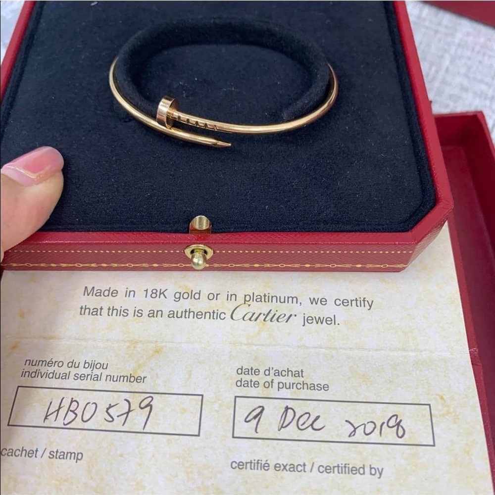 Cartier juste un bracelet
